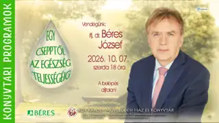 Könyvtári programok – Vendégünk ifj. dr. Béres József