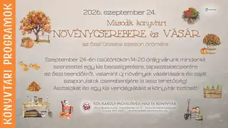 Könyvtári növény csere-bere és vásár