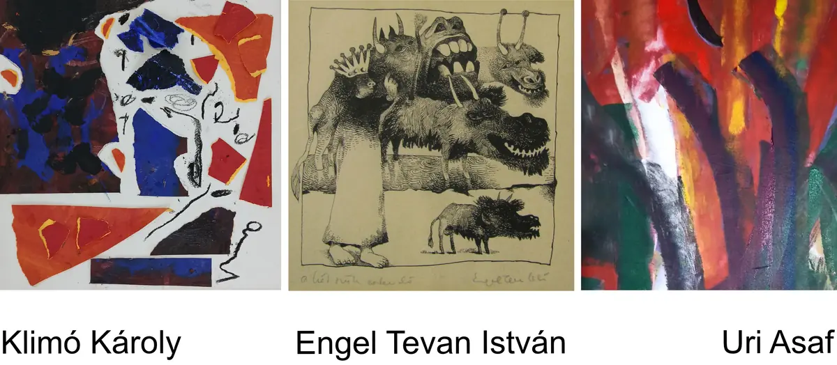 Uri Asaf, Engel Tevan István (1936-1996.) és Klimó Károly kiállítása · Újlipótvárosi Klub-Galéria, Budapest
