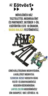 Anim All 3 Baska Balázs kiállítása az Eötvös10-ben
