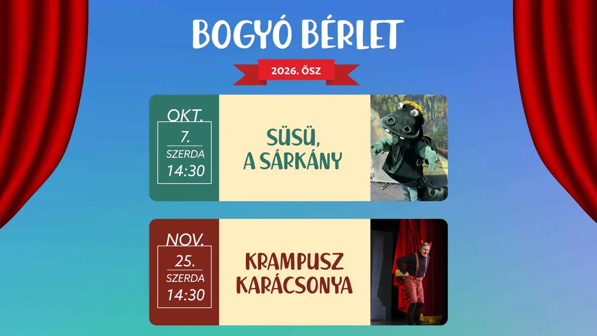 BOGYÓ BÉRLET — Kőrösi, Budapest