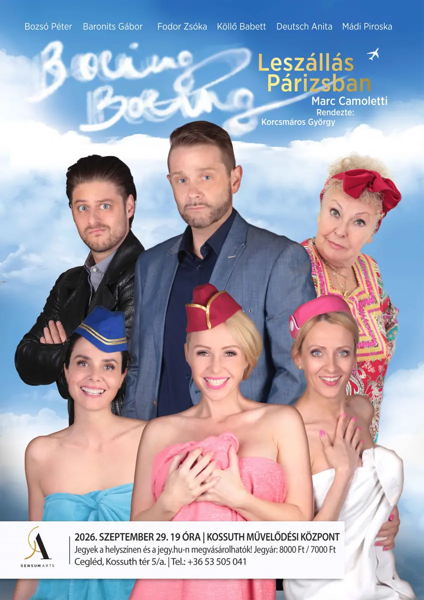 Boeing Boeing – Leszállás Párizsban — Színházterem, Cegléd