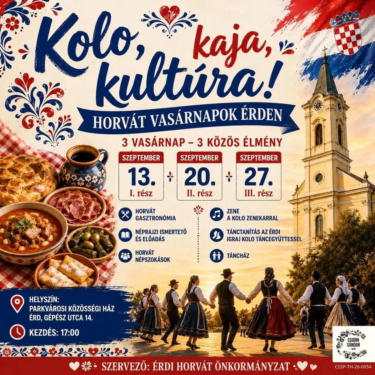 Horvát vasárnapok Érden — PARKVÁROS, Érd