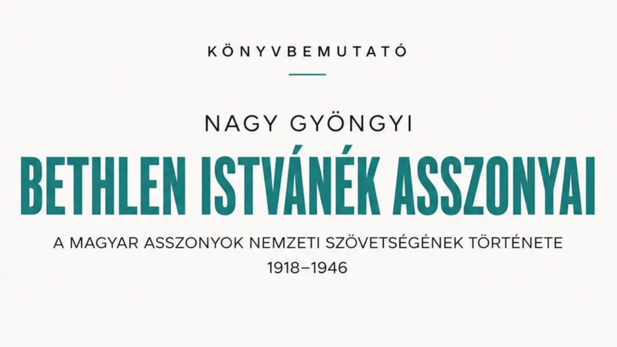 Könyvbemutató – Nagy Gyöngyi: Bethlen Istvánék asszonyai — GALÉRIA, Érd