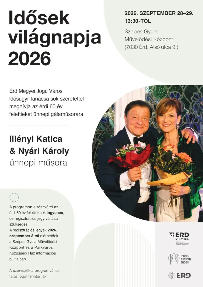 Idősek Világnapja 2026 — SZEPES, Érd