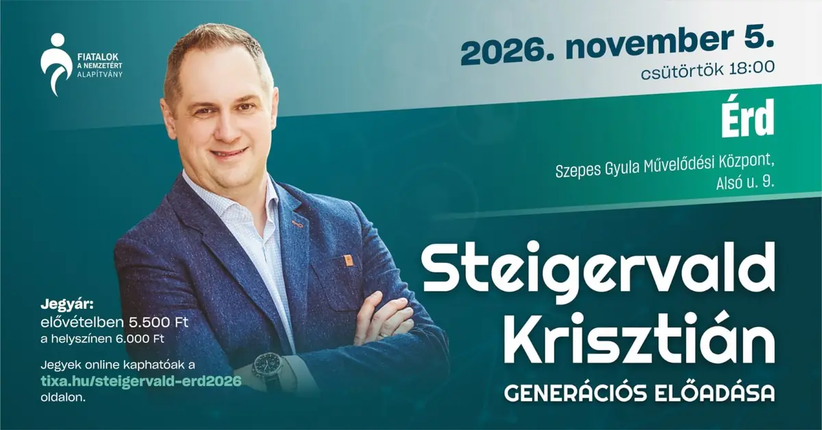 Steigervald Krisztián generációs előadása Érden — SZEPES, Érd