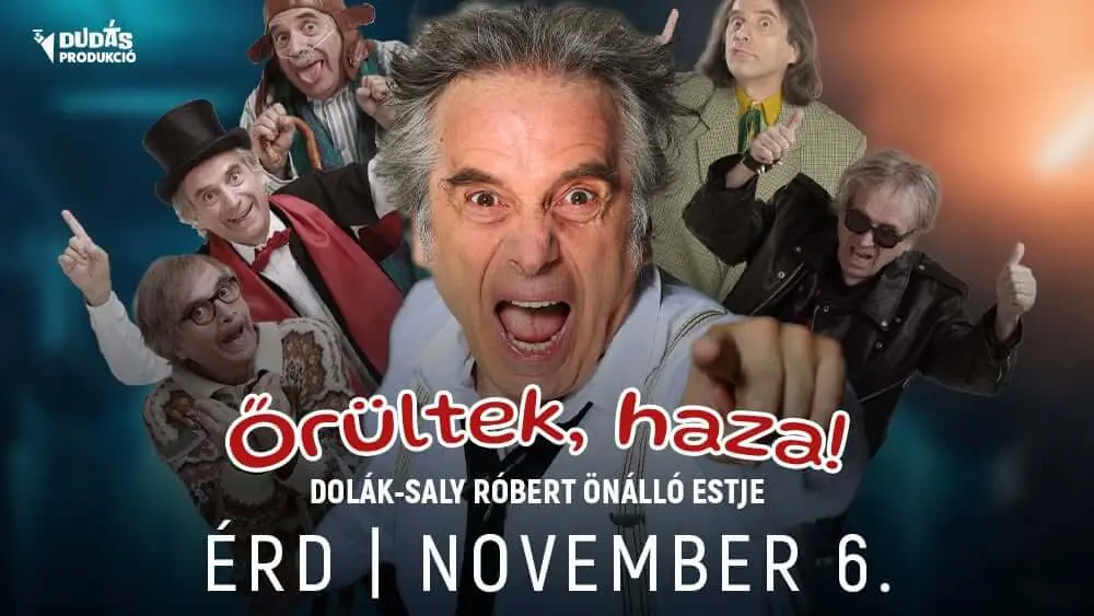 Őrültek, haza! – Dolák-Saly Róbert önálló estje — SZEPES, Érd