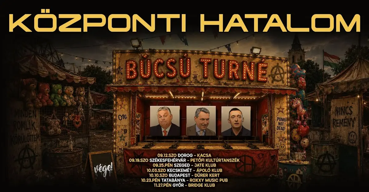 Központi Hatalom - Búcsú turné - Szeged - JATE Klub, vendég: Nemezér'fizettem — jate klub, Szeged