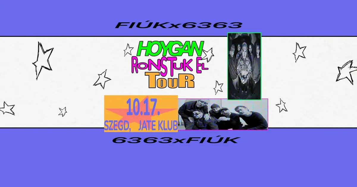 FIÚK x 6363 - SZEGED, JATE KLUB — jate klub, Szeged