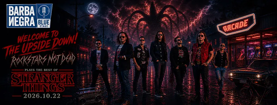 Rockstars Not Dead - Plays Stranger Things — Barba Negra, Budapest