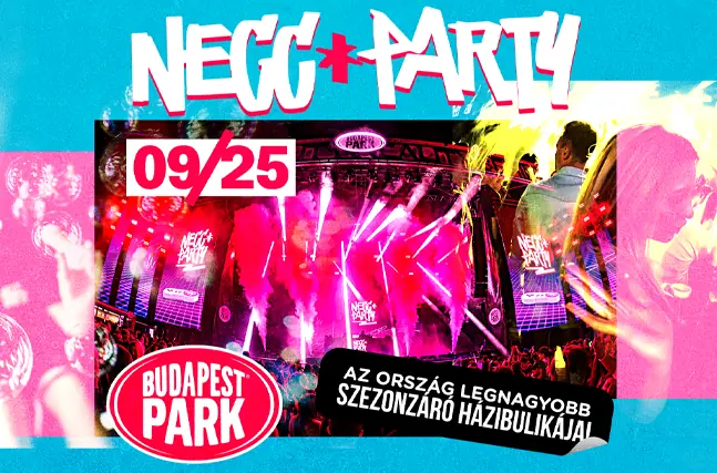 NECC PARTY // BUDAPEST PARK // 09.25. — Budapest Park, Budapest