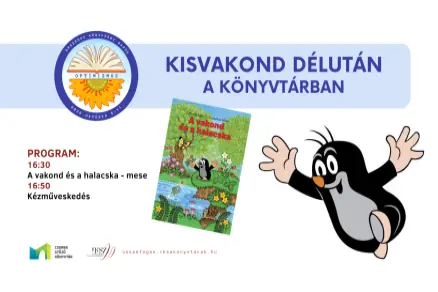 Kisvakond délután a könyvtárban — Csorba Győző Könyvtár, Pécs