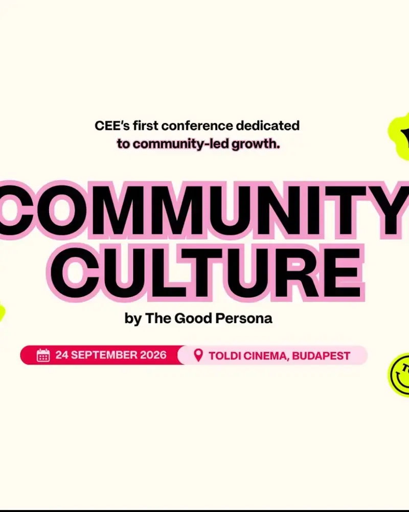 Community Culture by The Good Persona — Toldi Klub, Budapest