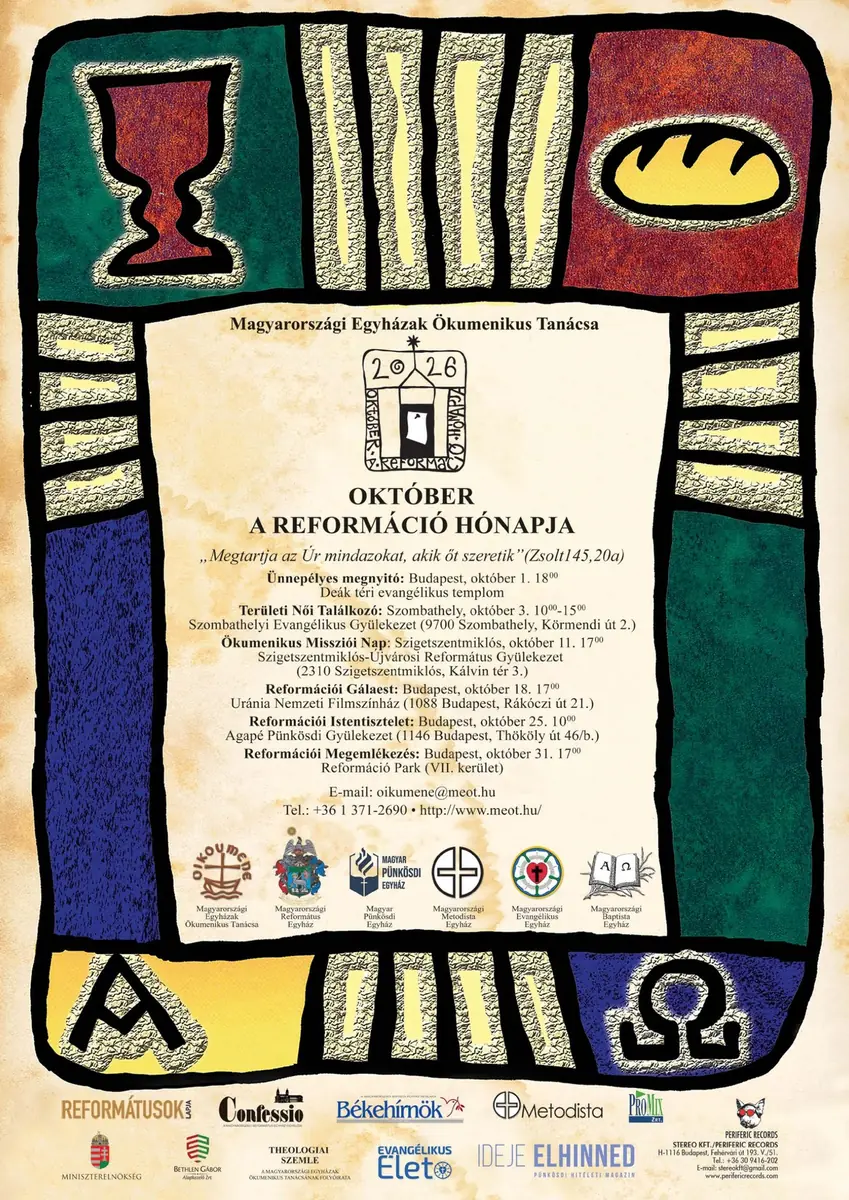 Október a Reformáció Hónapja - programsorozat — Református Templom (sárbogárd), Sárbogárd