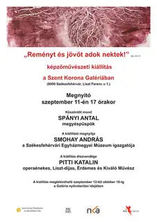 Reményt és jövőt adok nektek – kiállításmegnyitó az Ars Sacra Fesztivál keretében