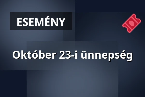 Október 23-i ünnepség — Erdőbénye, Erdőbénye