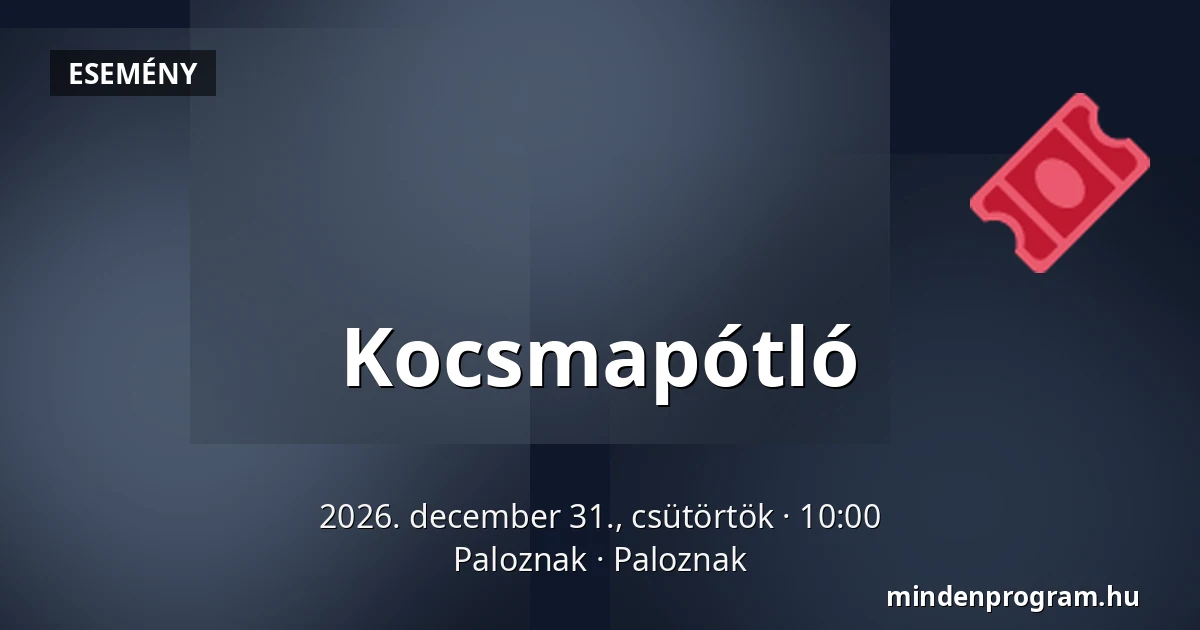 Kocsmapótló — Paloznak, Paloznak