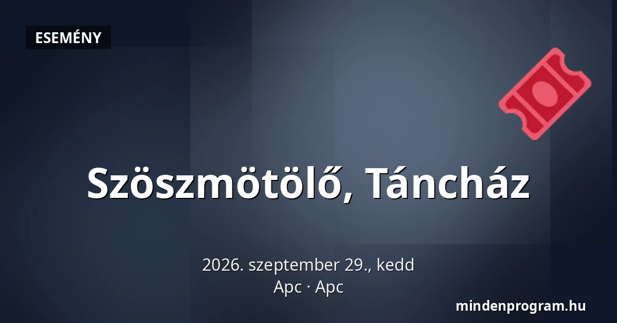 Szöszmötölő, Táncház · Apc, Apc