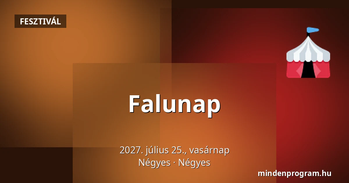 Falunap — Négyes, Négyes