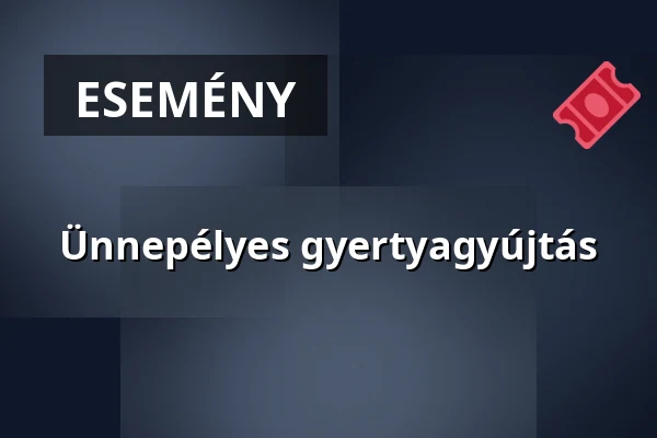 Ünnepélyes gyertyagyújtás — Kakasd, Kakasd