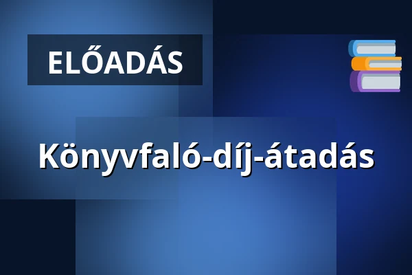 Könyvfaló-díj-átadás — Nagykovácsi, Nagykovácsi