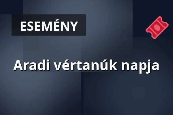 Aradi vértanúk napja — Dombóvár, Dombóvár