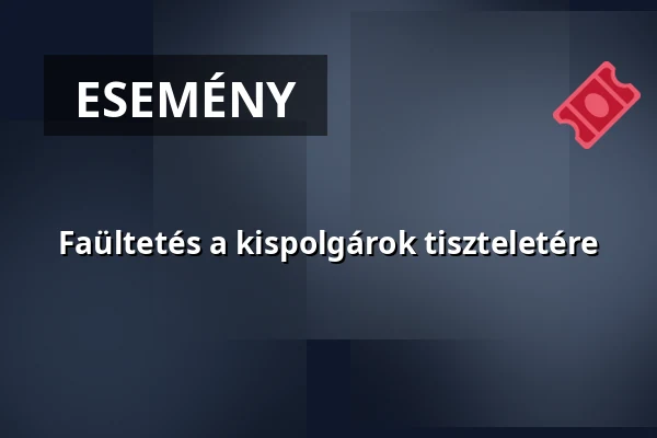 Faültetés a kispolgárok tiszteletére — Dombóvár, Dombóvár