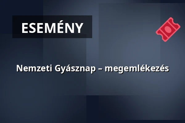 Nemzeti Gyásznap – megemlékezés — Dombóvár, Dombóvár
