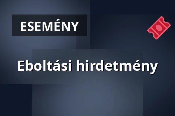 Eboltási hirdetmény — Kőszegpaty, Kőszegpaty