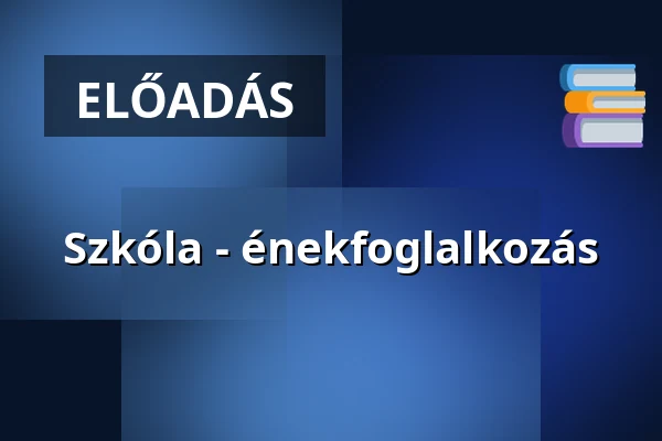 Szkóla - énekfoglalkozás — Újlaki Plébánia, Budapest