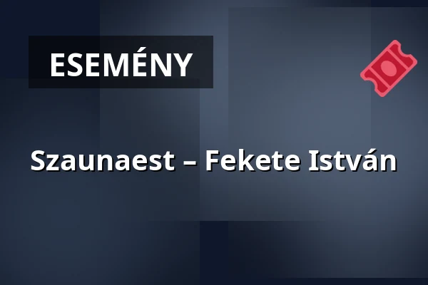 Szaunaest – Fekete István · Ceglédi Gyógyfürdő És Szabadidőközpont, Ceglédbercel
