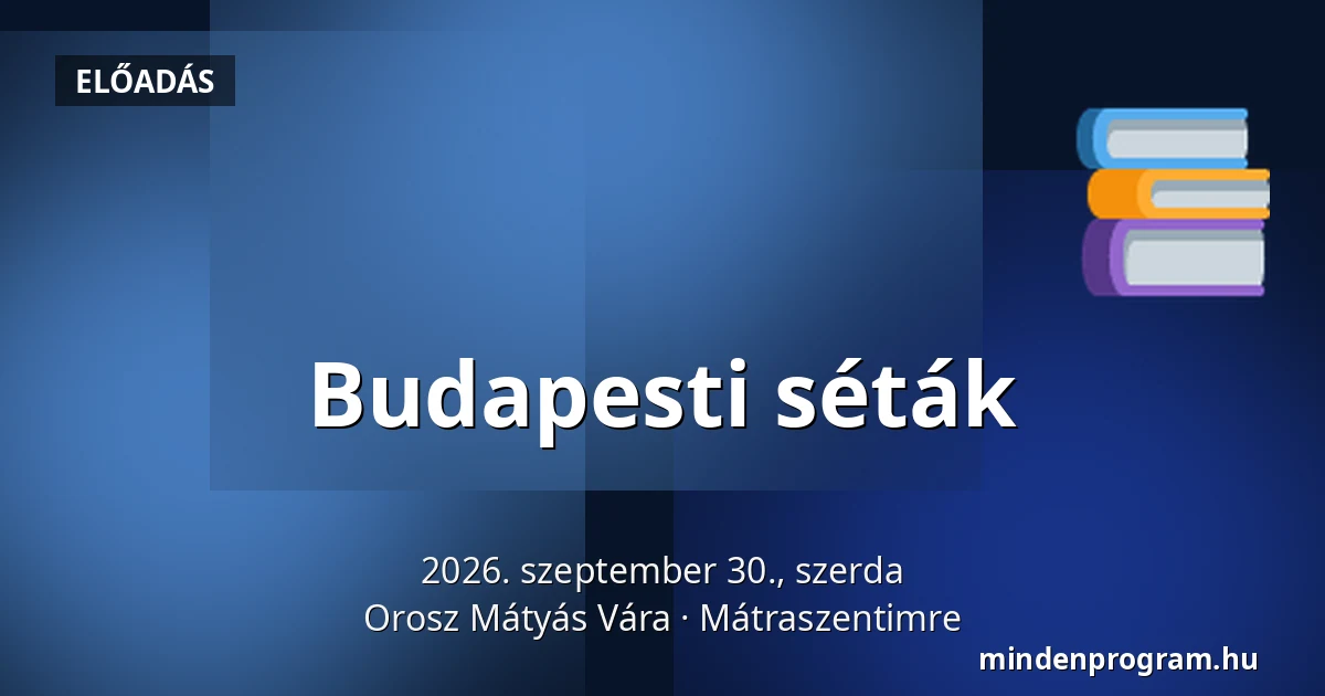 Budapesti séták — Orosz Mátyás Vára, Mátraszentimre
