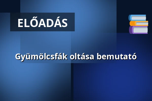 Gyümölcsfák oltása bemutató — Füvészkert, Budapest
