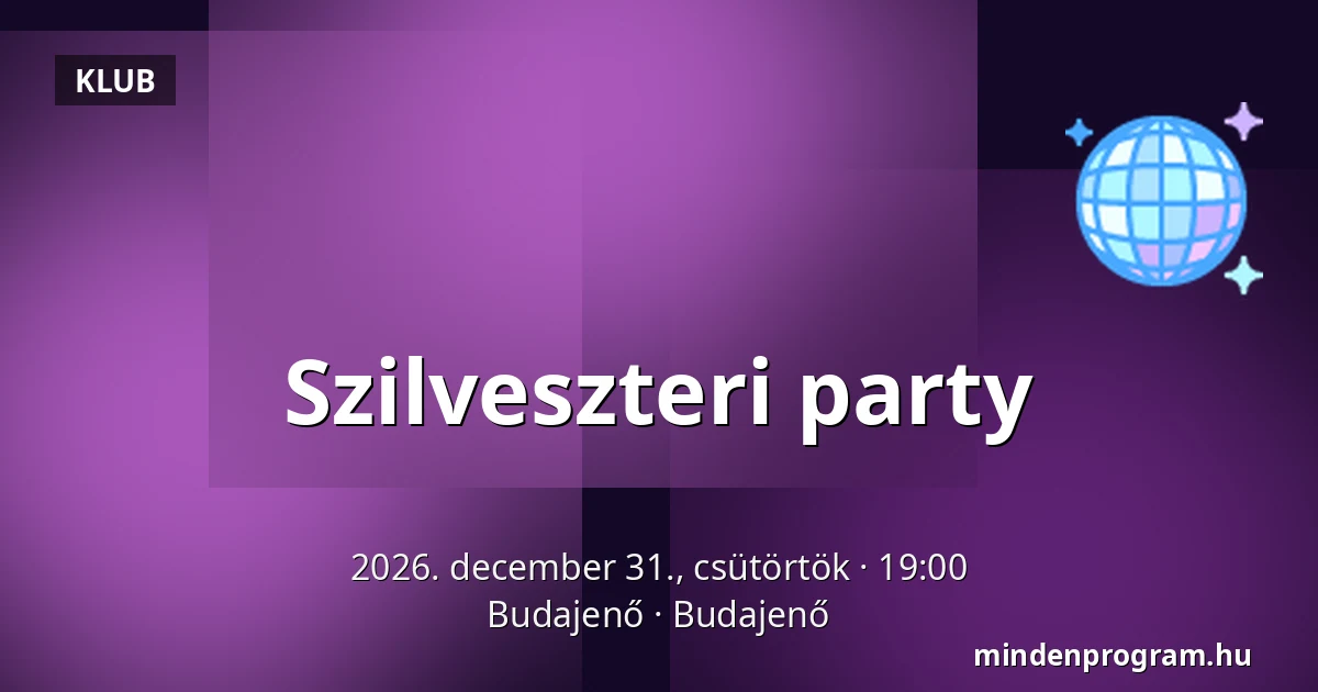 Szilveszteri party — Budajenő, Budajenő