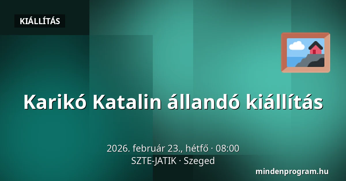 Karikó Katalin állandó kiállítás — SZTE-JATIK, Szeged