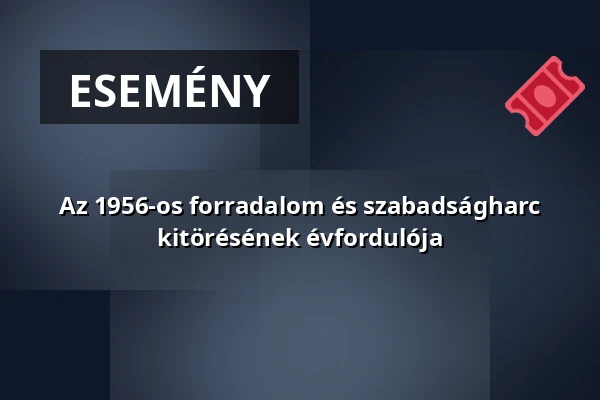 Az 1956-os forradalom és szabadságharc kitörésének évfordulója — Diósd, Diósd