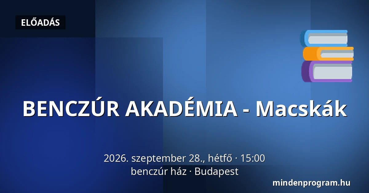 BENCZÚR AKADÉMIA - Macskák — benczúr ház, Budapest