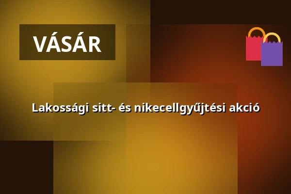 Lakossági sitt- és nikecellgyűjtési akció — Csömör, Csömör