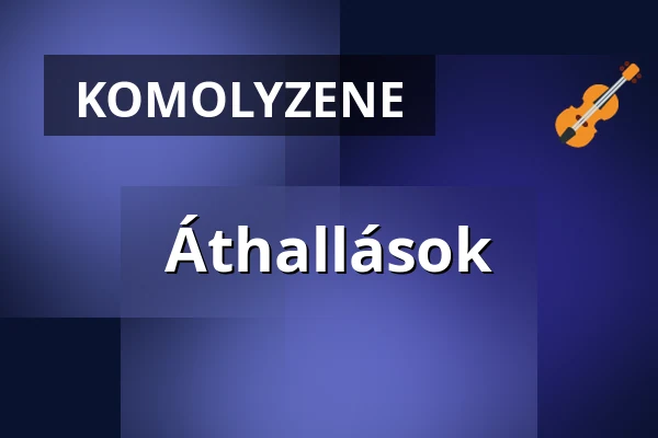 Áthallások — Dohnányi Ernő Zenei Központ, Nagyterem, Budapest