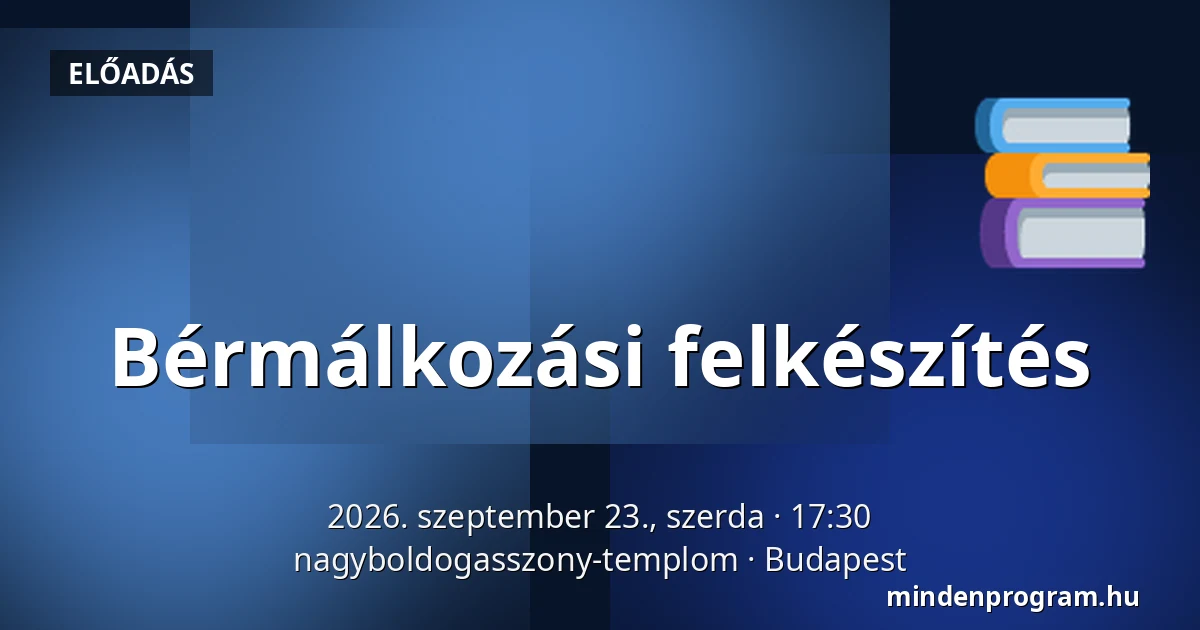 Bérmálkozási felkészítés · nagyboldogasszony-templom, Budapest