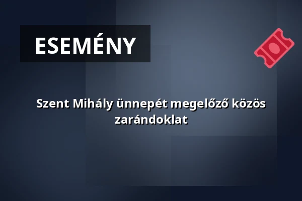 Szent Mihály ünnepét megelőző közös zarándoklat — Regina Mundi-Templom, Budapest