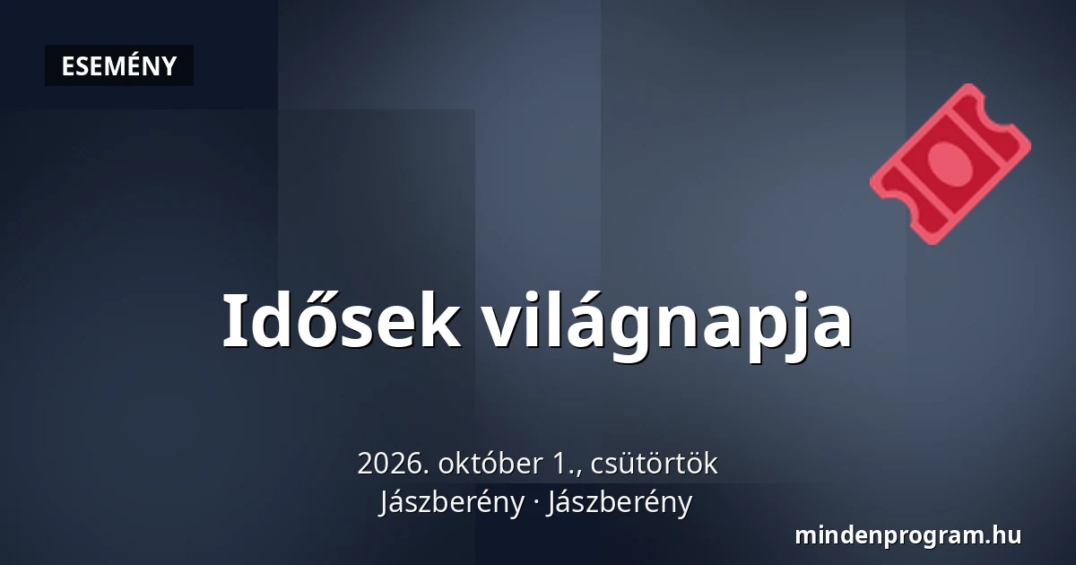 Idősek világnapja — Jászberény, Jászberény