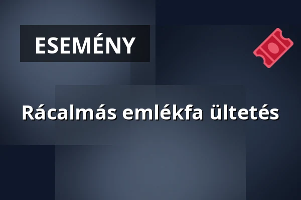 Rácalmás emlékfa ültetés · Kisapostagi Társult Evangélikus Egyházközség, Dunaújváros