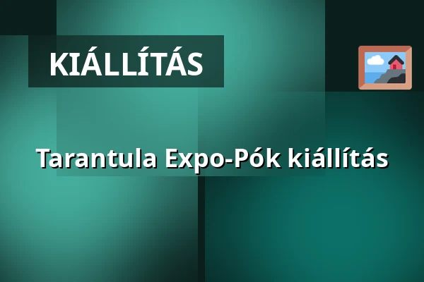 Tarantula Expo-Pók kiállítás — Debrecen - VOKE Egyetértés Művelődési Központja, Debrecen